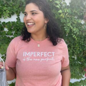 Imperfect is the New Perfect T-shirt (sunset)